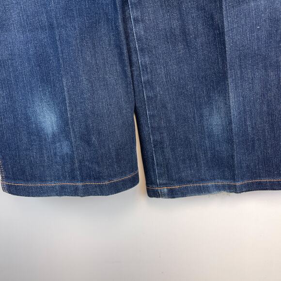 Escada Womens 32 (27 US) Straight Leg Low Rise 31” Stretch Jeans - Picture 7 of 11